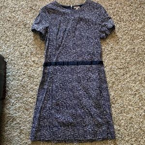 Gap Navy and White Shift Dress